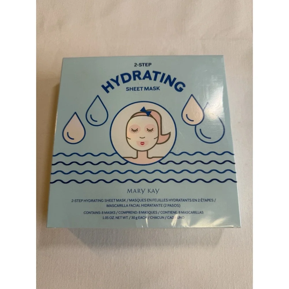 NWT Mary‎ Kay Hydrating 2 Step Sheet Masks Skincare Box Of 8